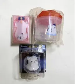 はなまるおばけ セット フィギュア　キャニスター　マルチケース　ハッピーくじ