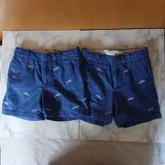 ベビーギャップ 　短パン 　半ズボン 　パンツ　 80　2枚セット