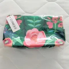 【新品未使用】クリニーク ポーチ 花柄
