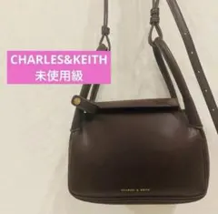 未使用級 CHARLES & KEITH パテットダブルハンドルショルダーバッグのサムネイル