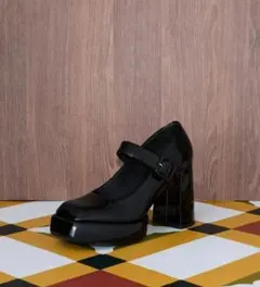 STELLA McCARTNEY エナメルオックスフォードシューズ 厚底 - メルカリ