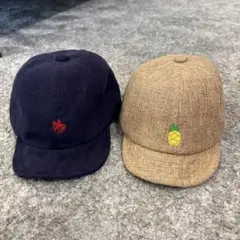 50センチ　キャップ帽子2点まとめ売り　polo baby