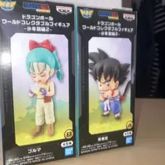 ドラゴンボール WCF 少年期編2 孫悟空 ブルマ フィギュア
