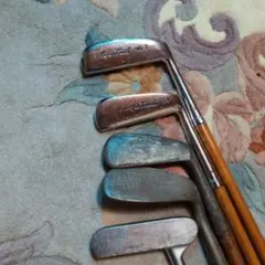 ◇美品◇木製 ヒッコリー パター☆Handmade in St.Andrews パター St.Andrews St.Andrews パター ヒッコリースティック パター