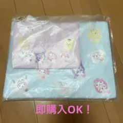 フラットポーチ 2個セット ちいかわ サンリオ 新品未開封