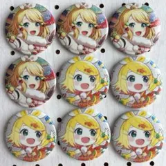 プロセカ　鏡音リン　缶バッジ　9点セット