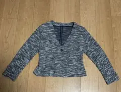 お値下げ☆セレモニー　ノーカラージャケット　グレー