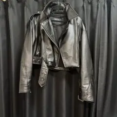 ZARA ライダース レザージャケットのサムネイル