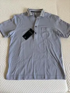 ポロシャツ 未使用　JOSEPH ABBOUD メンズ　ブルー　ジョセフアブートのサムネイル