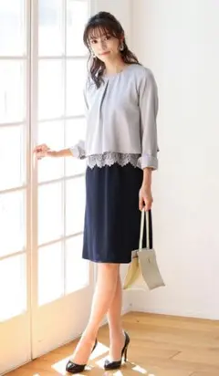 【新品】セパレート風ワンピース 7号 フォーマル