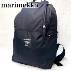 極美品 marimekko METRO リュックサック ブラック PC収納可のサムネイル