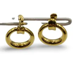 GIVENCHY イヤリング ゴールド Gロゴ ヴィンテージ 上品 高級感 人気