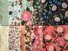 生地　カットクロス　花柄など　10枚　まとめ売り