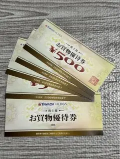 ヤマダホールディングス お買い物優待券 14枚セット7000円分