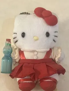 夕焼けはろうきてぃ　ボールチェーン　キティぬいぐるみ