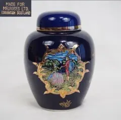 送料無料　西洋アンティーク　茶心壺/茶入れ　茶道具