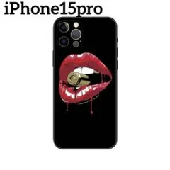 iPhoneケース　スマホケース　ソフト　iPhone15pro　ブラック　黒