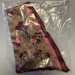 みほのしん様☆新品タグ付き☆coach折り畳み傘　シグネチャーいちご柄　51㎝ みほのしん様☆新品タグ付き☆coach折り畳み傘 シグネチャーいちご柄