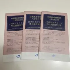 JR西日本グループ 京都鉄道博物館入館割引券3冊