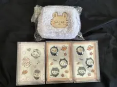 치이카와 カラビナつきもこもこポーチ 모모가 ぷくちゅるシール ハロウィン