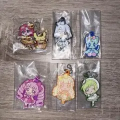 ひみつのアイプリ ラバーマスコット アクリルキーホルダー セット