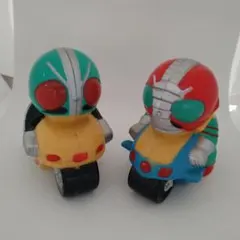 富士銀行 ノベルティー 仮面ライダー ソフビ 貯金箱 - メルカリ