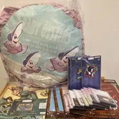 一番くじ　ディズニー　ヤングオイスタークッション他