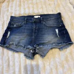 H&M ダークデニム ショートパンツ US6
