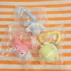 る*ん様 サンリオ　カラフルカラビナマスコットチャーム　3個セット