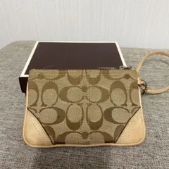 COACH シグネチャーコインポーチ