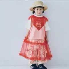 【ちゅーた様】チュールフリルレイヤードワンピース