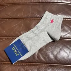 Polo Ralph Lauren グレー ソックス 22-24cm