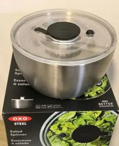 OXO オクソー サラダスピナー ステンレス　大　野菜水切り器 　滝沢眞規子のサムネイル