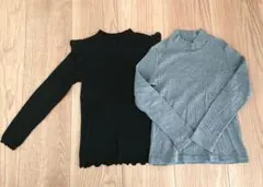 長袖ハイネック ２枚セット