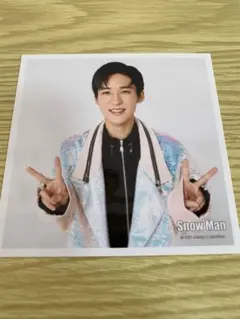 新品 目黒蓮 フォトカード ましかくフォト SnowMan