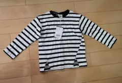 Breezeブリーズ　ストライプ 長袖カットソー 110cm 新品ロンＴ