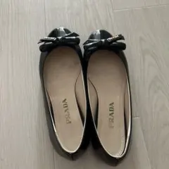 PRADA バレエシューズ ブラックのサムネイル