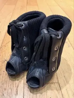 ジャンク品 Venti Anni 2Way リブニットブーツ 38サイズ 283
