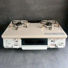 AX46極美品✨リンナイ 二口ガスコンロ 都市ガス用 右強火力 新生活応援 