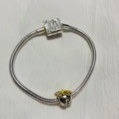 Pandora チャーム シルバー マザーオブパール ハート ファミリーツリー