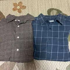 ＧU 長袖シャツ二枚セット