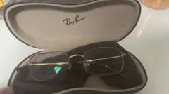Ray-Ban スクエア型 メガネ ゴールドフレームのサムネイル