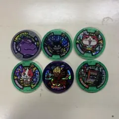 妖怪ウォッチ ホログラムメダル 6枚セット