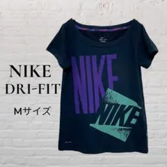 NIKE DRI-FIT Tシャツ M 黒 半袖 グラフィック 速乾 스포츠