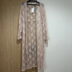 RETRO GIRL タグ付き未使用 総レース ロングガウン カーディガン Mのサムネイル