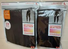 ユニクロ　タイツ　２枚セット　エクストラウォーム　L　ヒートテックコットン　極暖