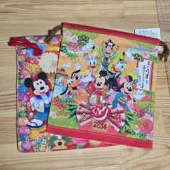 東京ディズニーリゾート お正月　巾着袋2枚セット