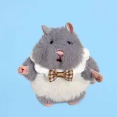 チェックリボン付きつけ襟 はむにぎり ぬい服11のサムネイル