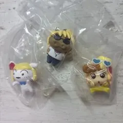 クレヨンしんちゃん　ギャル　ガチャガチャ3体セット