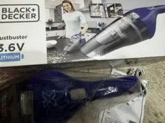 新品未使用　BLACK+DECKER リチウムダストバスター NVC115JLのサムネイル